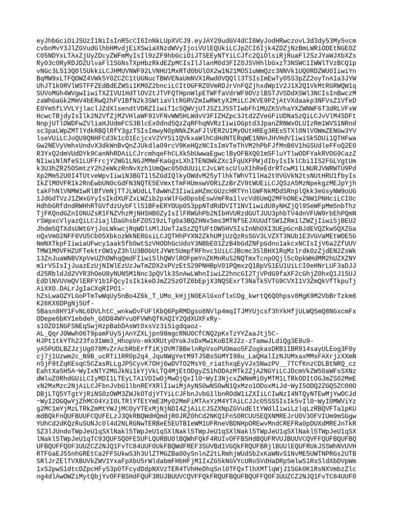 JWT Token Structure and Usage Guide | PDF
