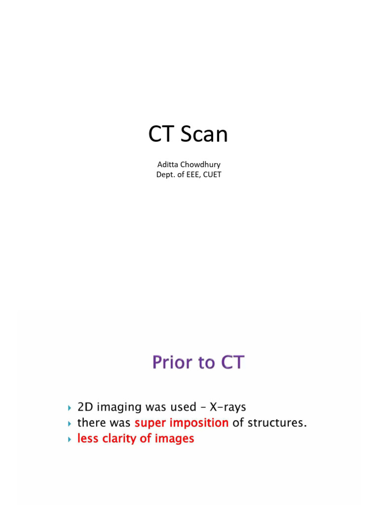 CT Scan | PDF