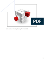 3 d Cube With Powerpoint