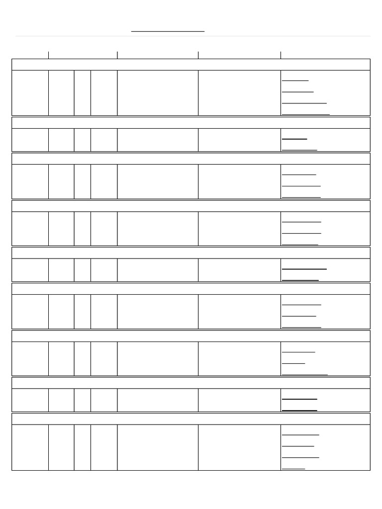 Student Music Lesson Timetable 2025 | PDF | Musical Instruments | Sound ...