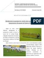 BI 16.06.2012 Pompierii Romani Campioni Europeni La Fotbal