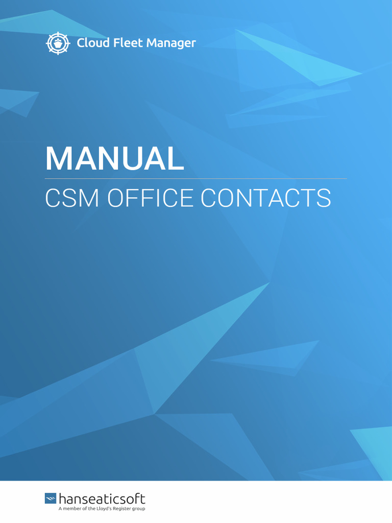 CSM Office Contacts User Guide | PDF | Password | Computing Platforms