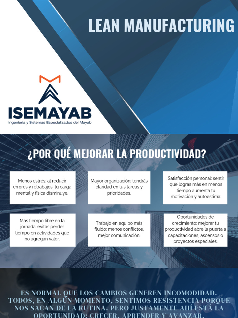 Mejora tu Productividad con Lean | PDF | Lean Manufacturing