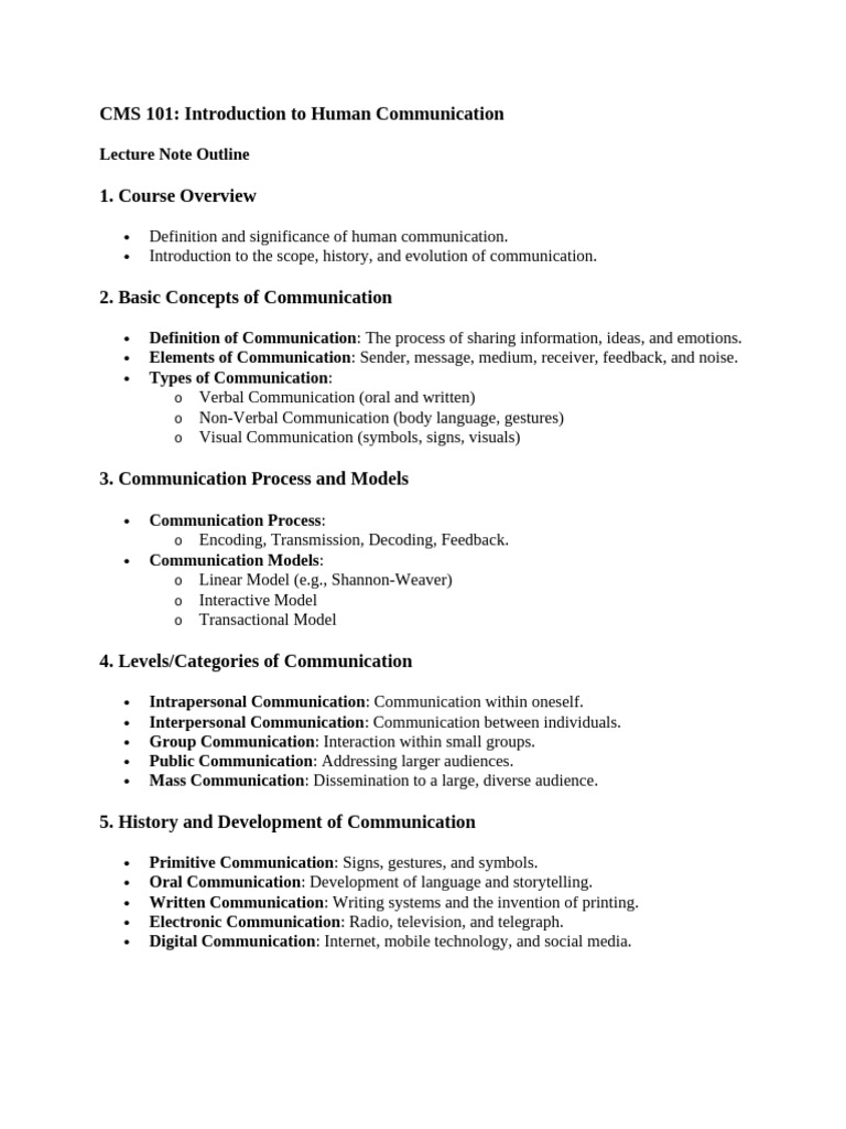 Human Communication Basics Explained | PDF | Communication | Human ...
