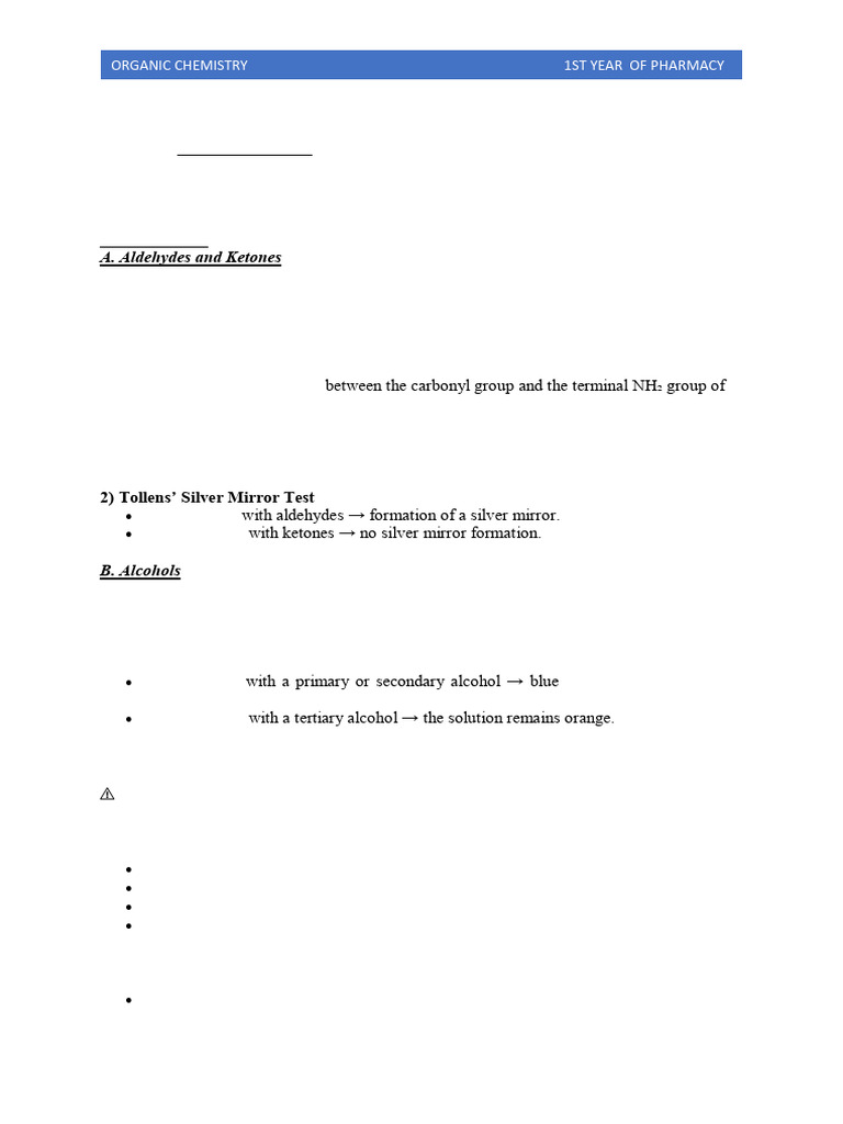 Lab Work No2 (1) | PDF | Aldehyde | Ketone