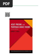 Dynamic Asset Pricing Theory | PDF