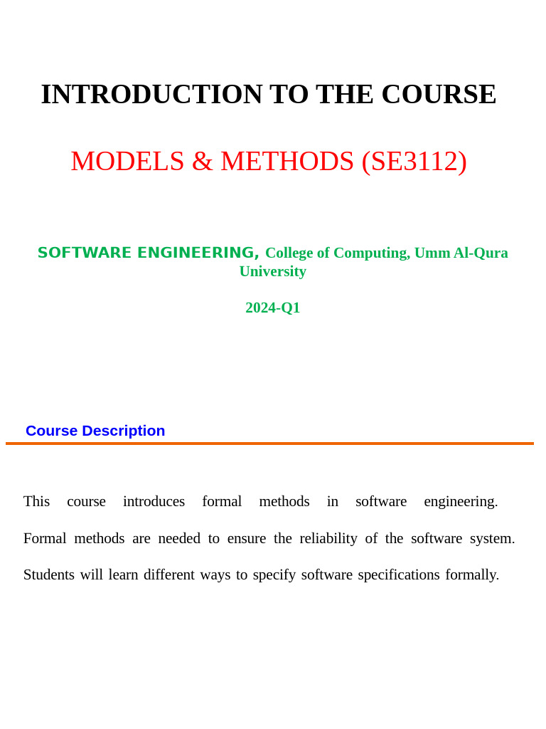 00-Introduction to the Course | PDF
