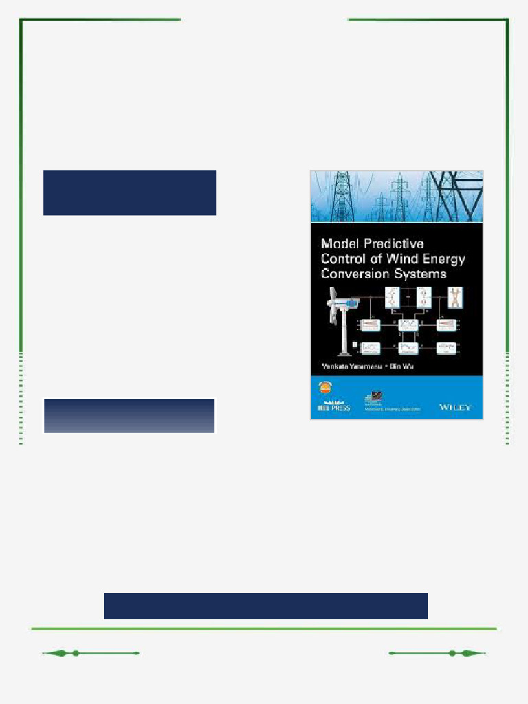 Model Predictive Control of Wind Energy Conversion Systems 1st Edition ...
