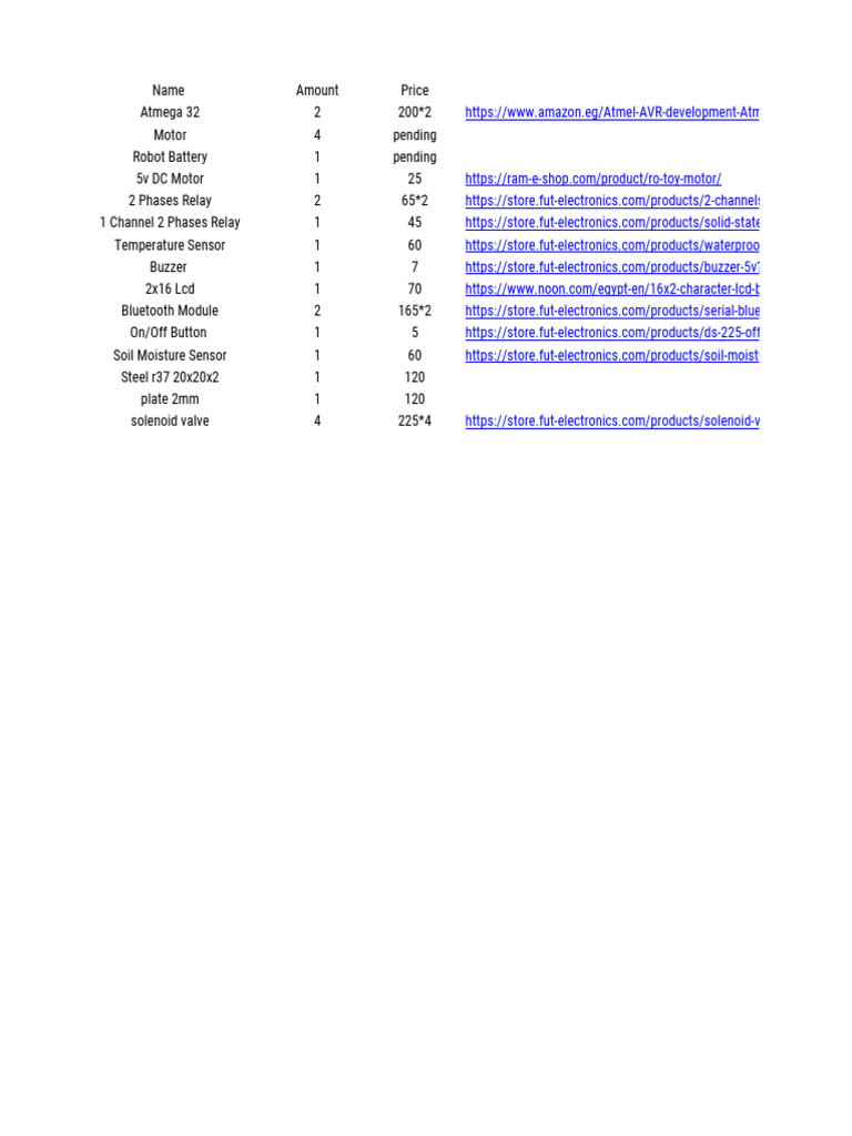 Electronic Components Price List | PDF