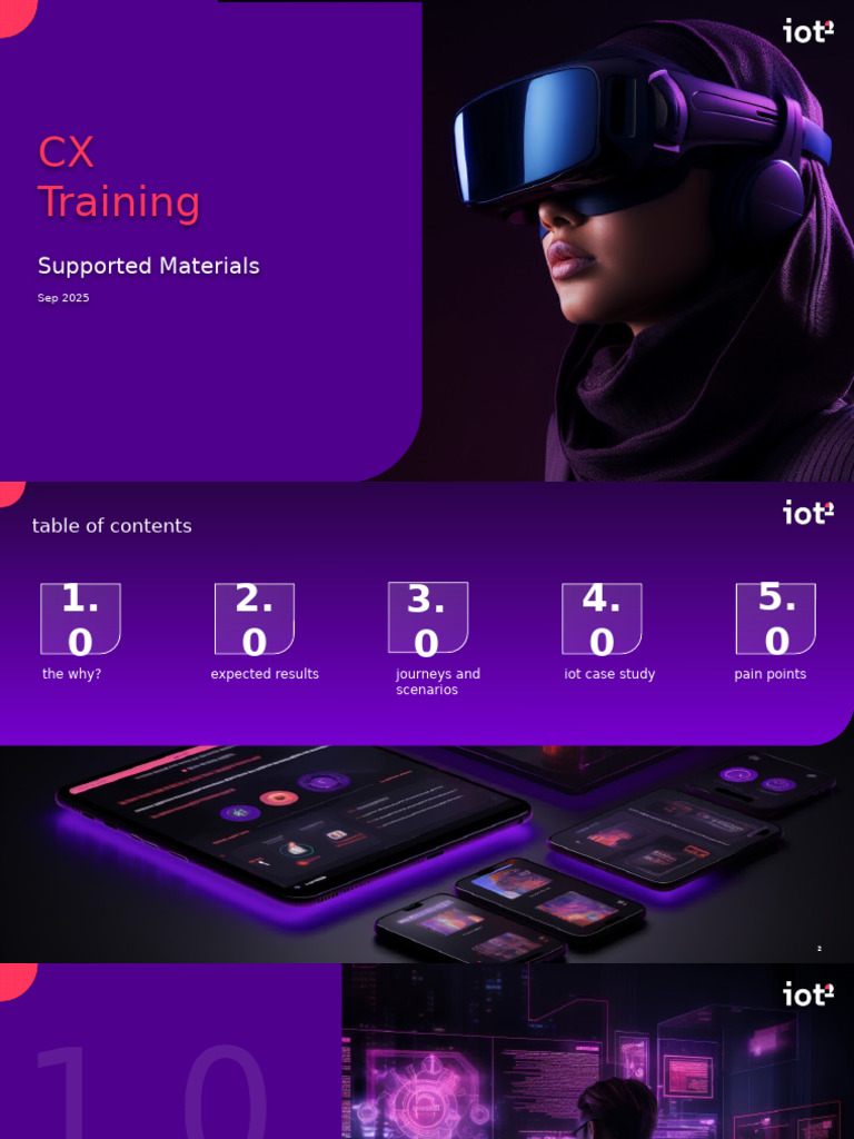 CX Training Framework for IoT Success | PDF | Customer Experience ...