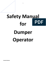 Safety Manual For Dumper