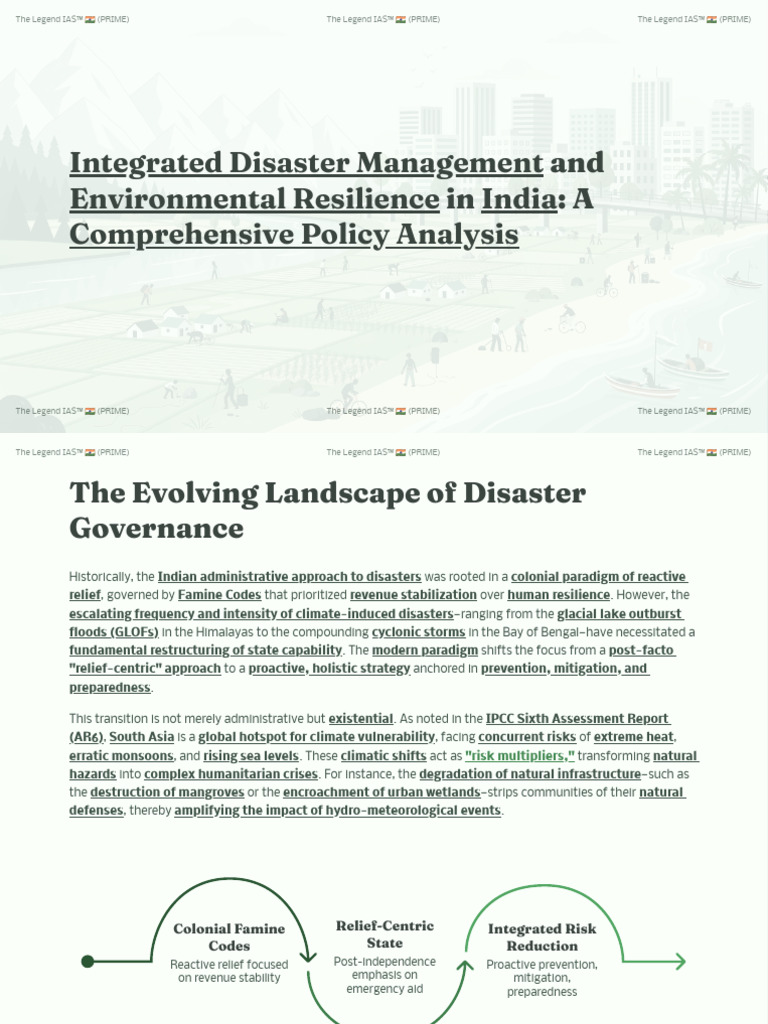 Integrated Disaster Management and Environmental R 251207 220343 | PDF ...