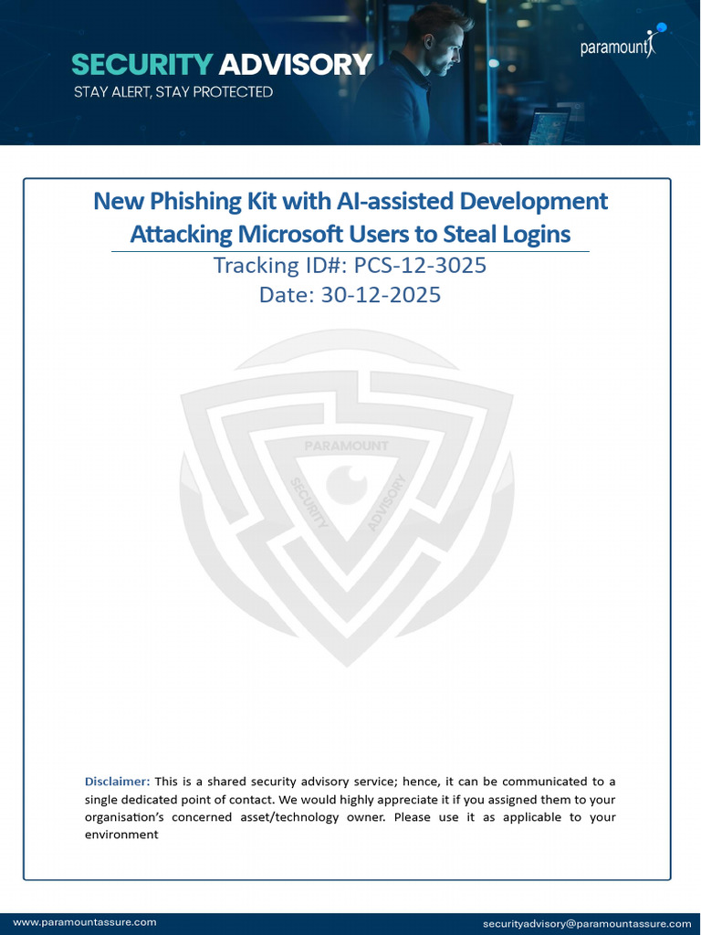 AI-Driven Phishing Kit Targets Outlook Users | PDF | Phishing | Cybercrime