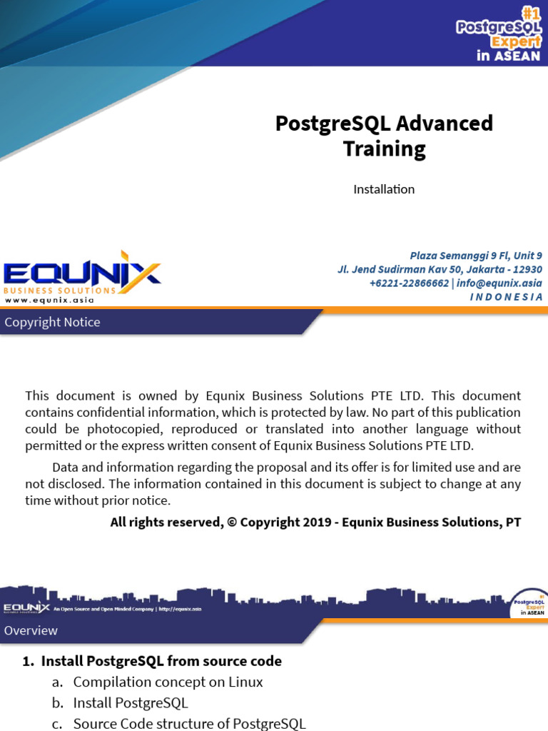APT - D1S4 - Installation | PDF | Postgre Sql | Software