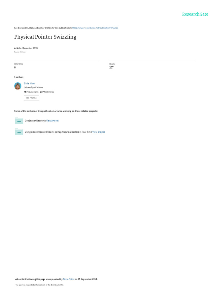 1997-Physical Pointer Swizzling | PDF | Computer Data Storage | Pointer ...