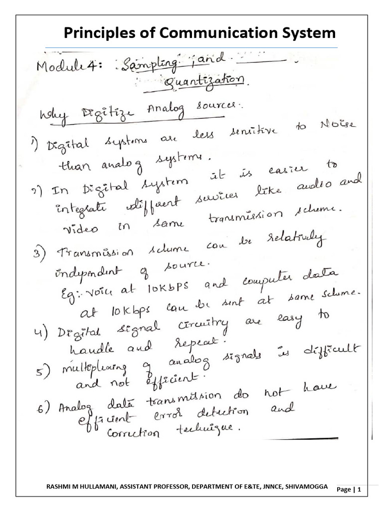 Communication System Principles Guide | PDF | Communications System ...