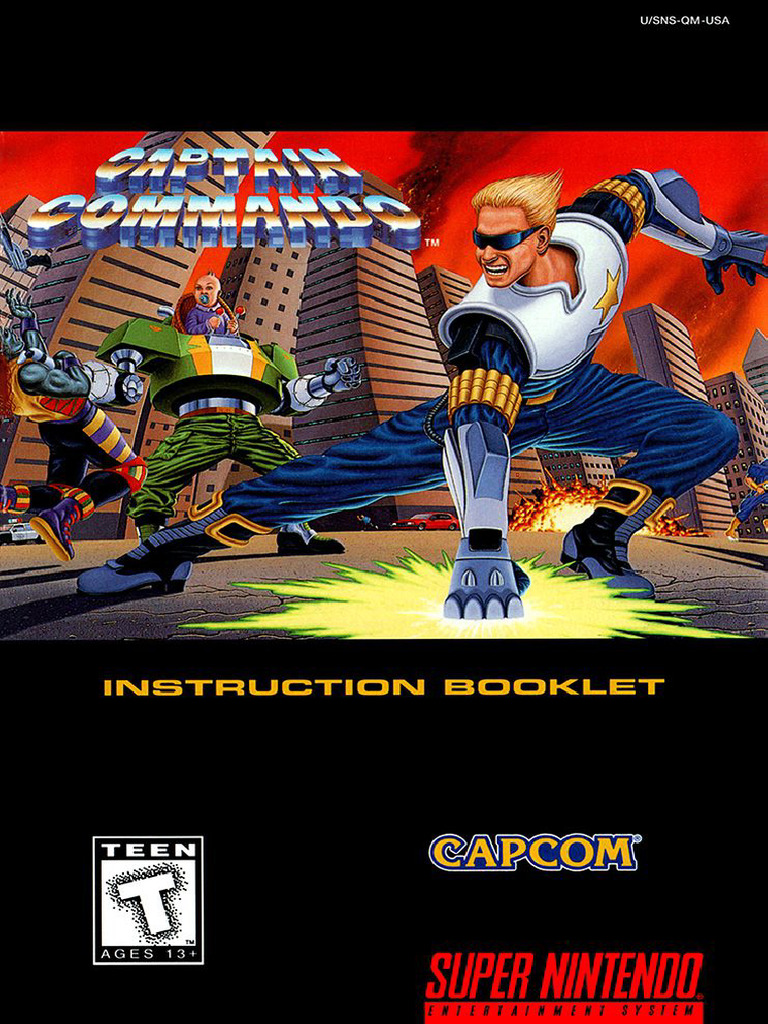 Captain Commando Manual | PDF