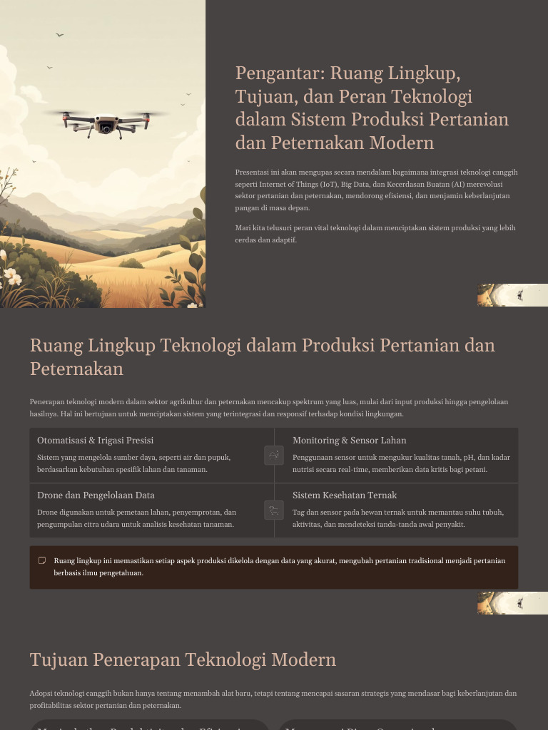 Teknologi Modern dalam Pertanian Cerdas | PDF