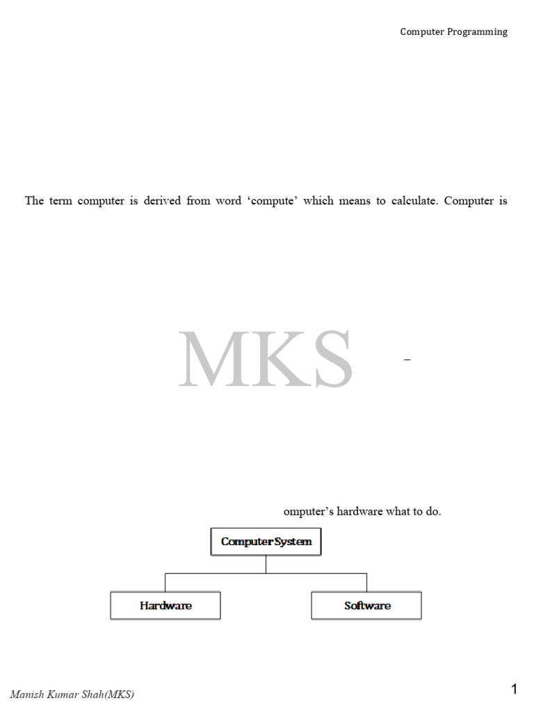 Computer Programming Basics Explained | PDF | Programming | Computer ...