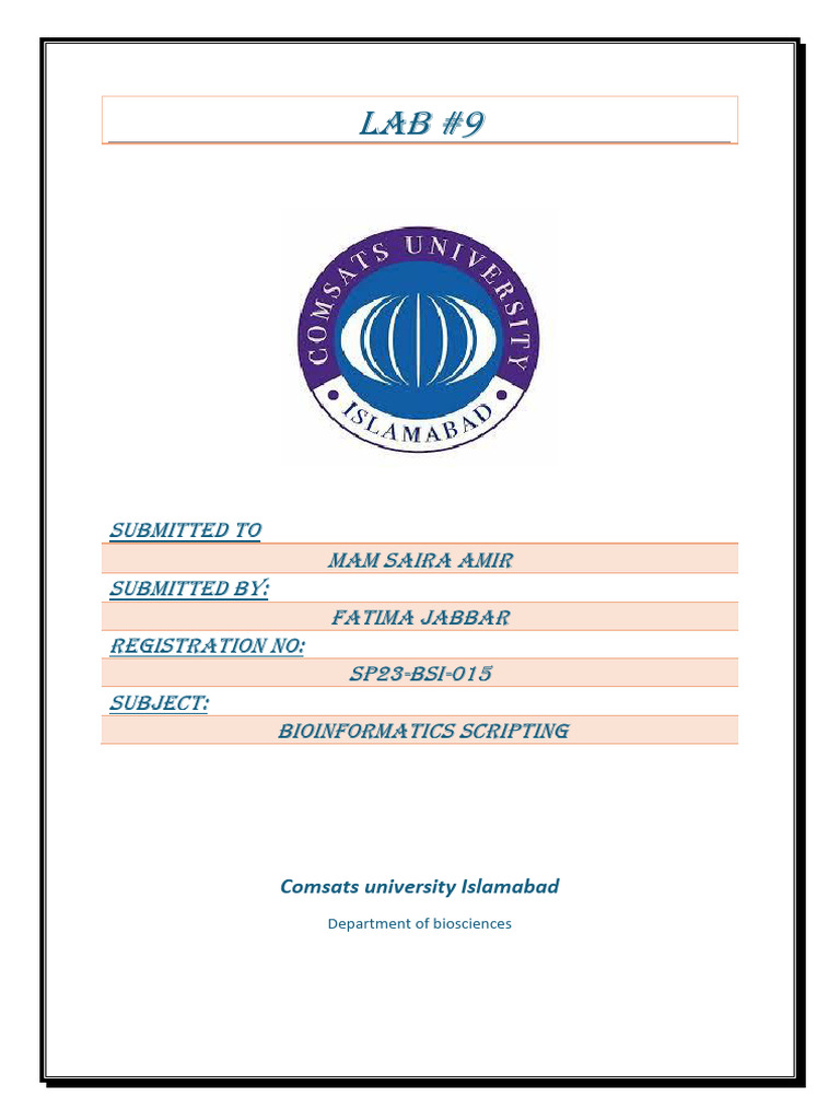 Lab Task 9 (BS) | PDF