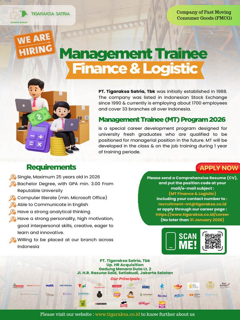 Management Trainee Program 2026 - Finance & Logistics | PDF | Economies ...