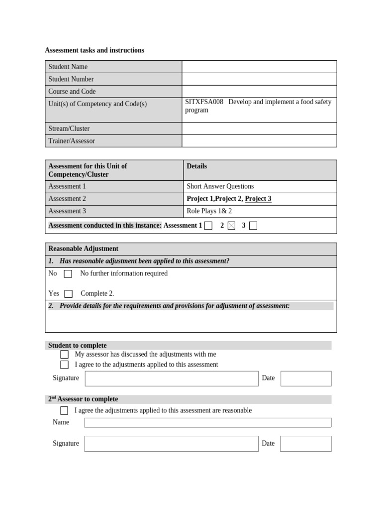 Food Safety Program Assessment Guide | PDF | Refrigerator | Plagiarism
