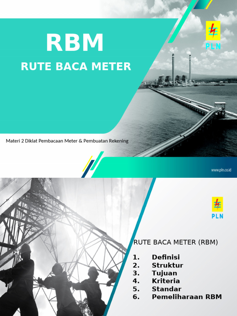 Panduan Rute Baca Meter (RBM) PLM | PDF