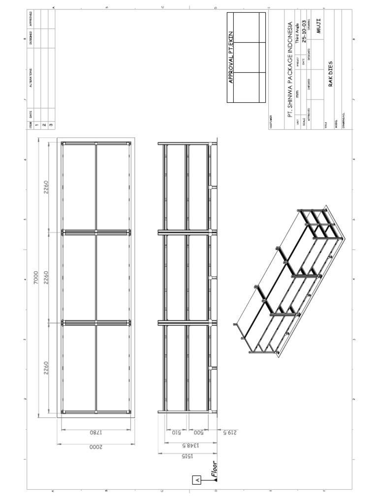 Rack Dies EKIN (Concept 2) | PDF