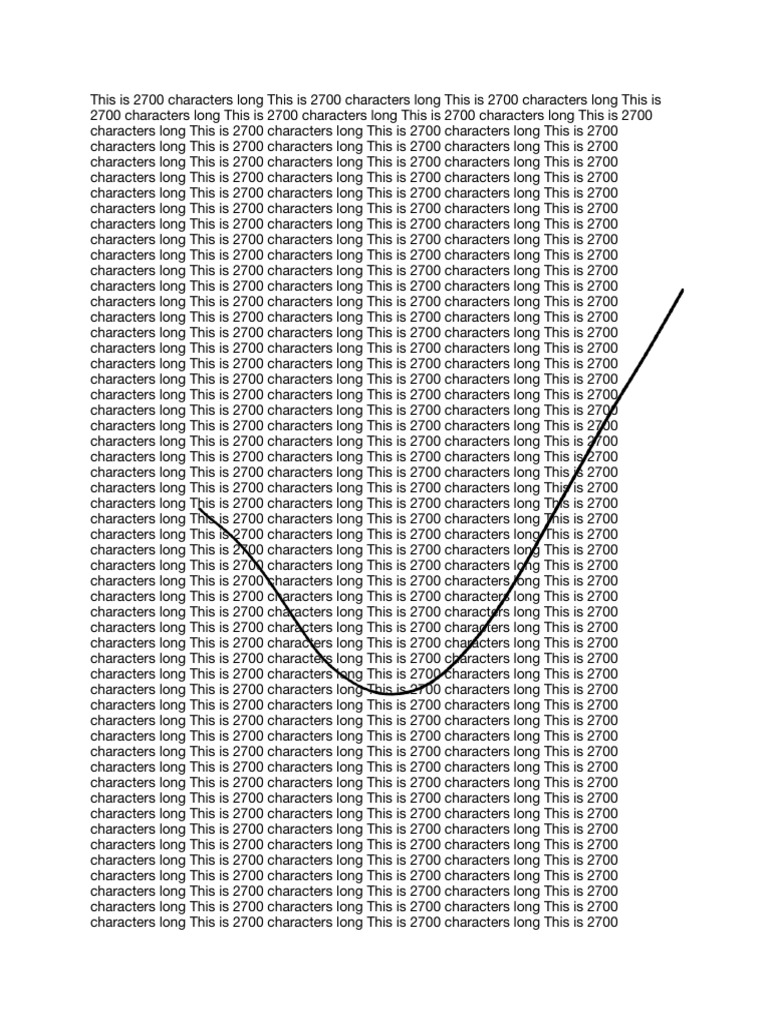 Overview of 2700-Character Document | PDF