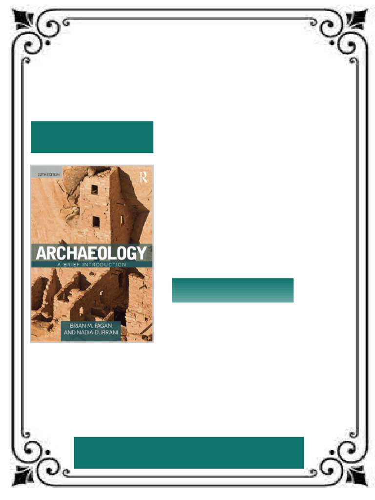 Archaeology a brief introduction Twelfth Edition Durrani ebook portable ...