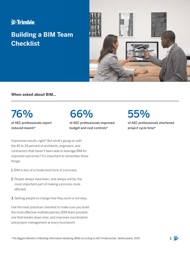 Effective BIM Team Building Checklist | PDF | Building Information ...