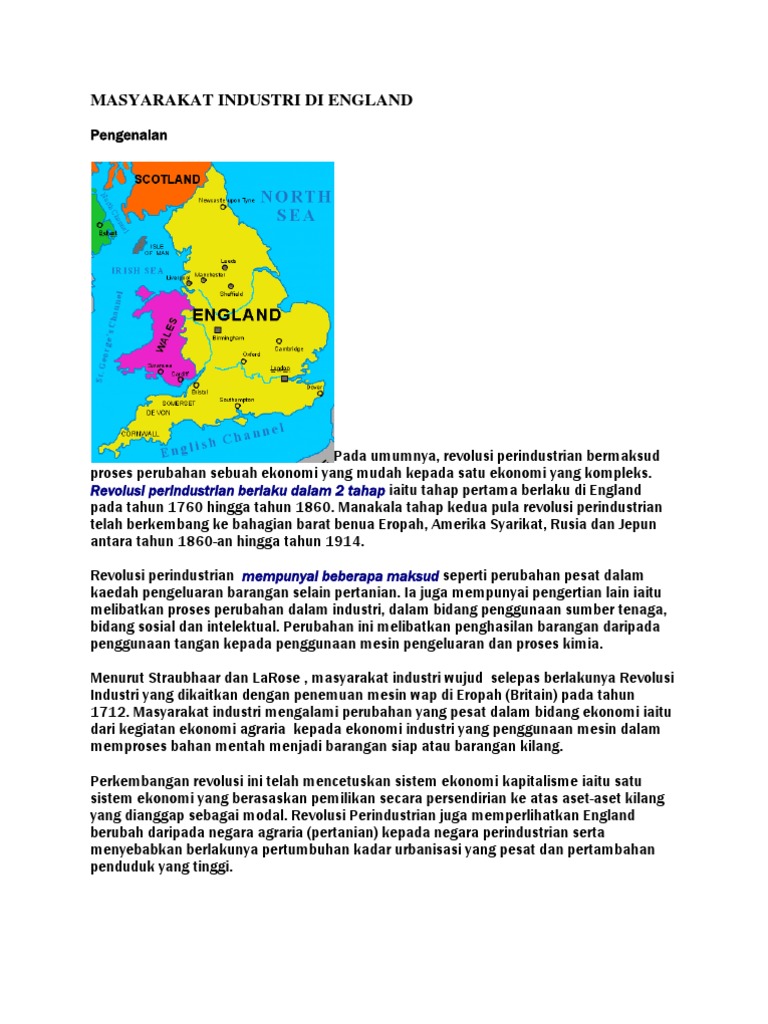 Masyarakat Industri Di England Pdf