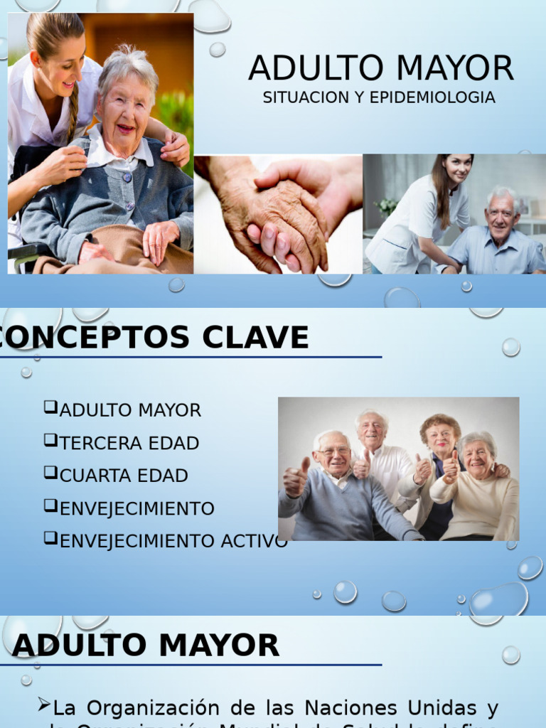 Envejecimiento y Salud del Adulto Mayor | PDF | Vejez | Envejecimiento