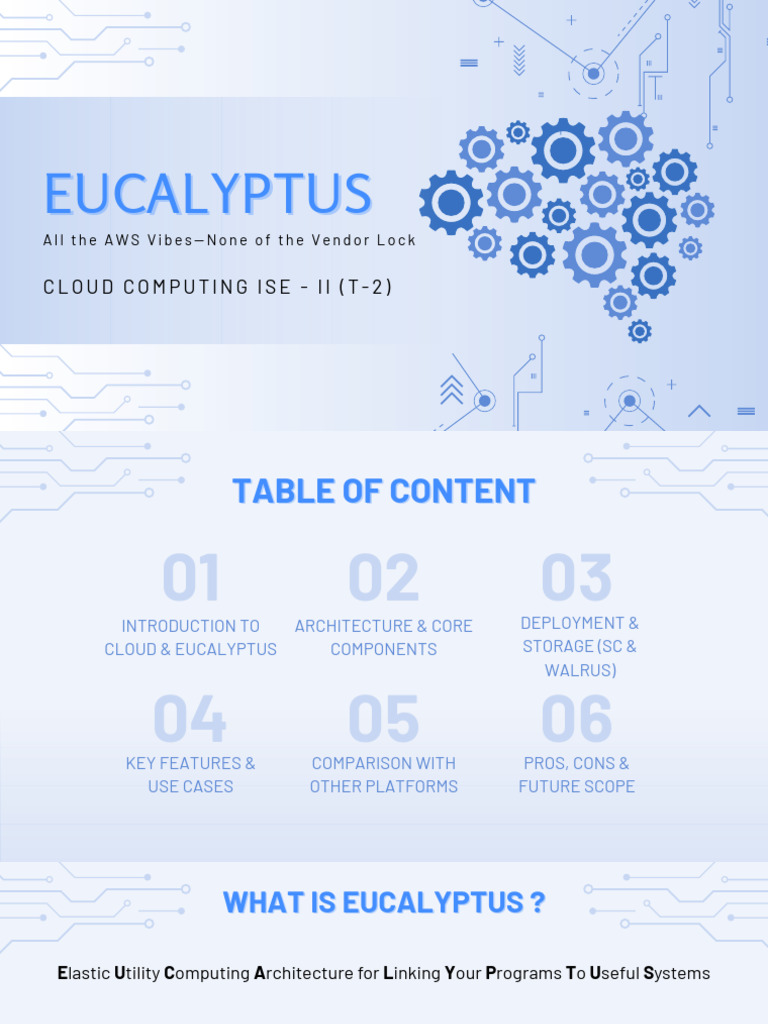 Eucalyptus Cloud Computing Overview | PDF | Virtual Machine | Computer ...