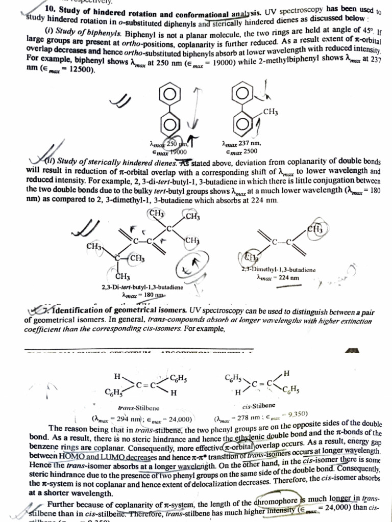 Hindered Rotation in O-Substituted Diphenyls | PDF | Ultraviolet ...