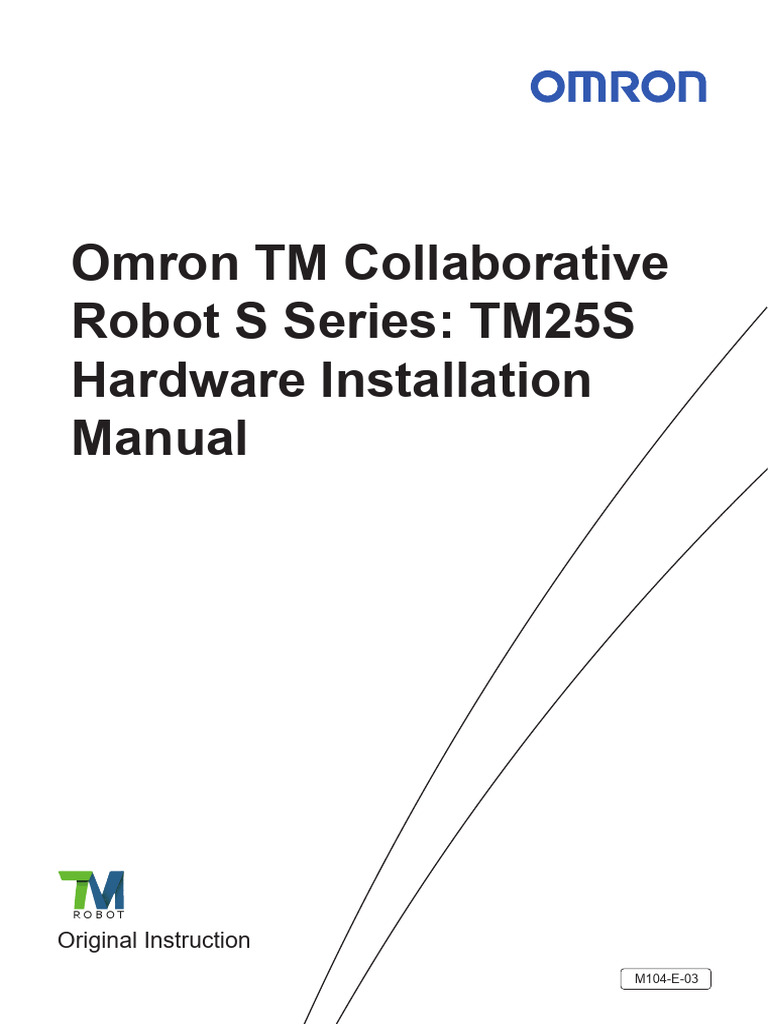TM25S Robot Hardware Installation Guide | PDF | Computer Security ...