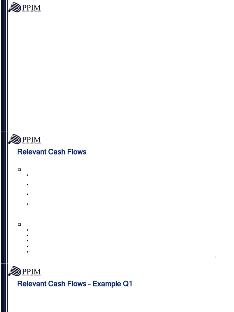 Advanced Investment Appraisal Techniques | PDF | Net Present Value ...
