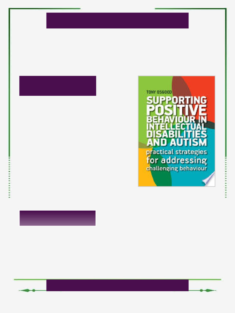 Intellectual Disabilities and Autism Practical Strategies For ...