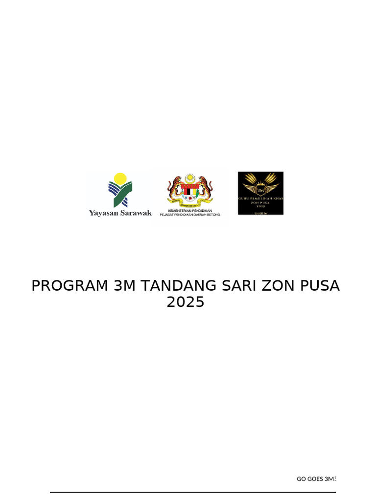 Program 3M Tandang Sari 2025 | PDF