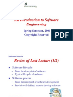 Intro To Software Engineering