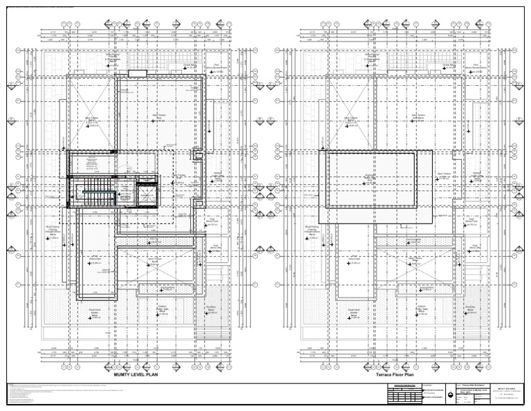 A.2.3 Terrace Floor & Mumty Level Plan - GFC | PDF