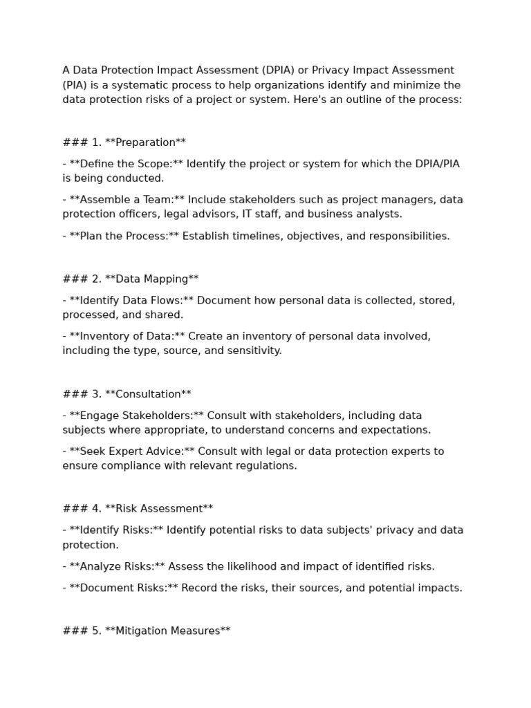 Data Protection Impact Assessment Guide | PDF | Risk | Information Privacy