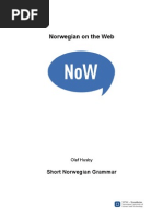 Short Grammar of Norwegian-NTNU