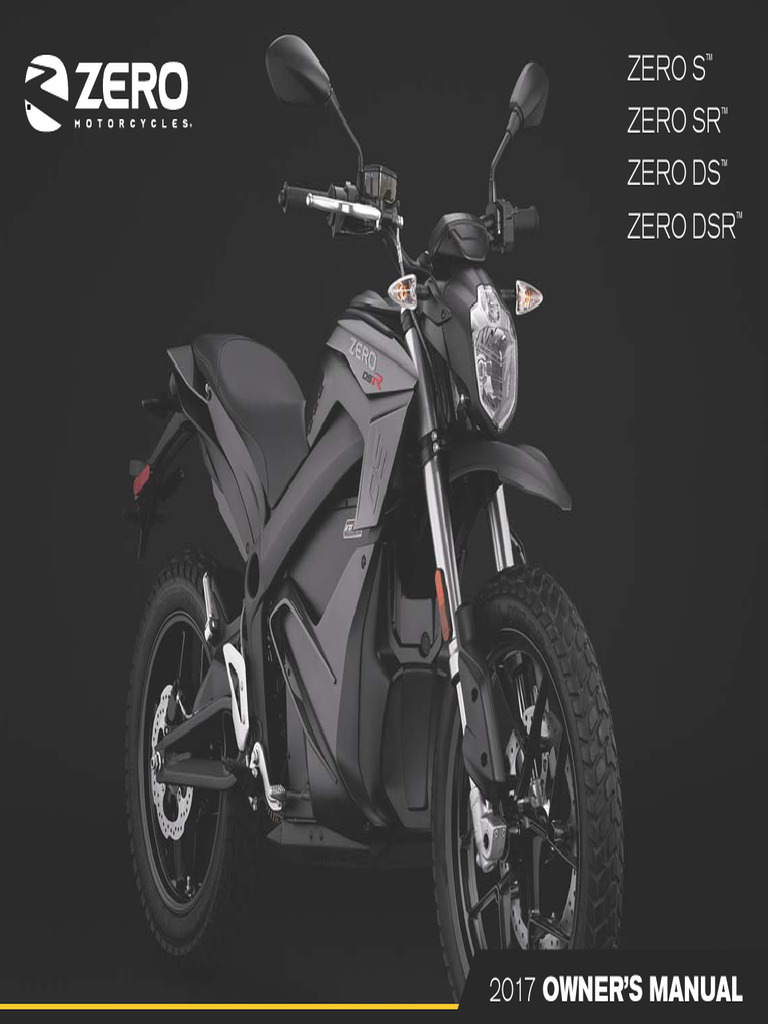 2017 Zero Motorcycles Owner's Manual | PDF | Land Vehicles ...