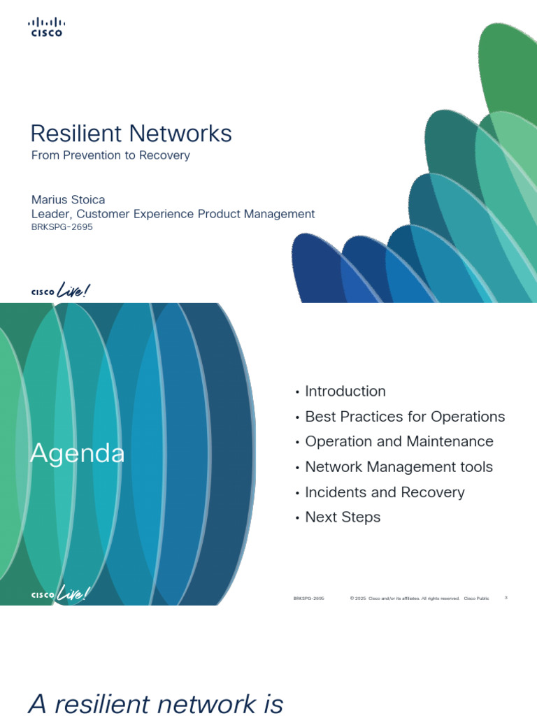 Best Practices for Resilient Network Operations | PDF | Computer ...