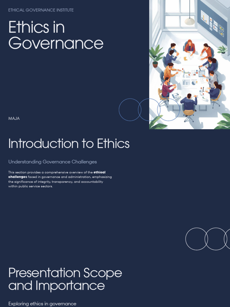 Ethical Governance and Accountability Insights | PDF | Governance ...