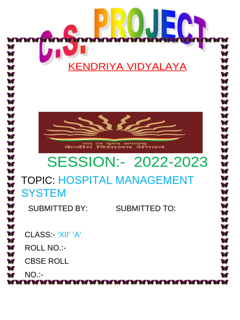 Hospital Management System Project Overview | PDF | Hospital | User ...