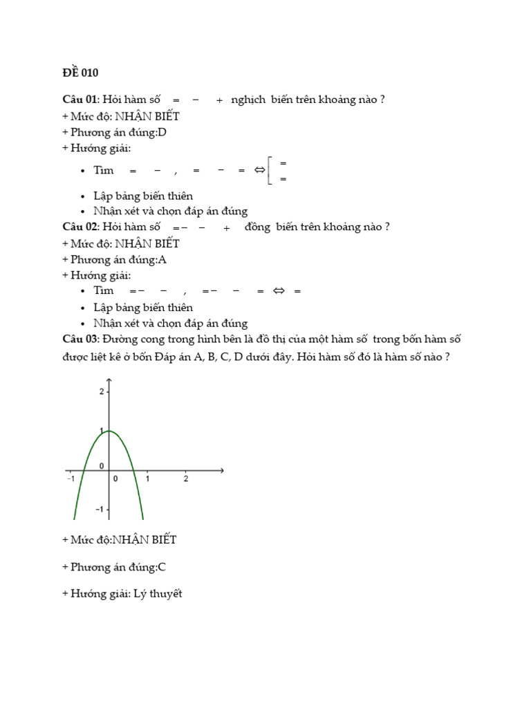 da-ĐỀ 010 | PDF
