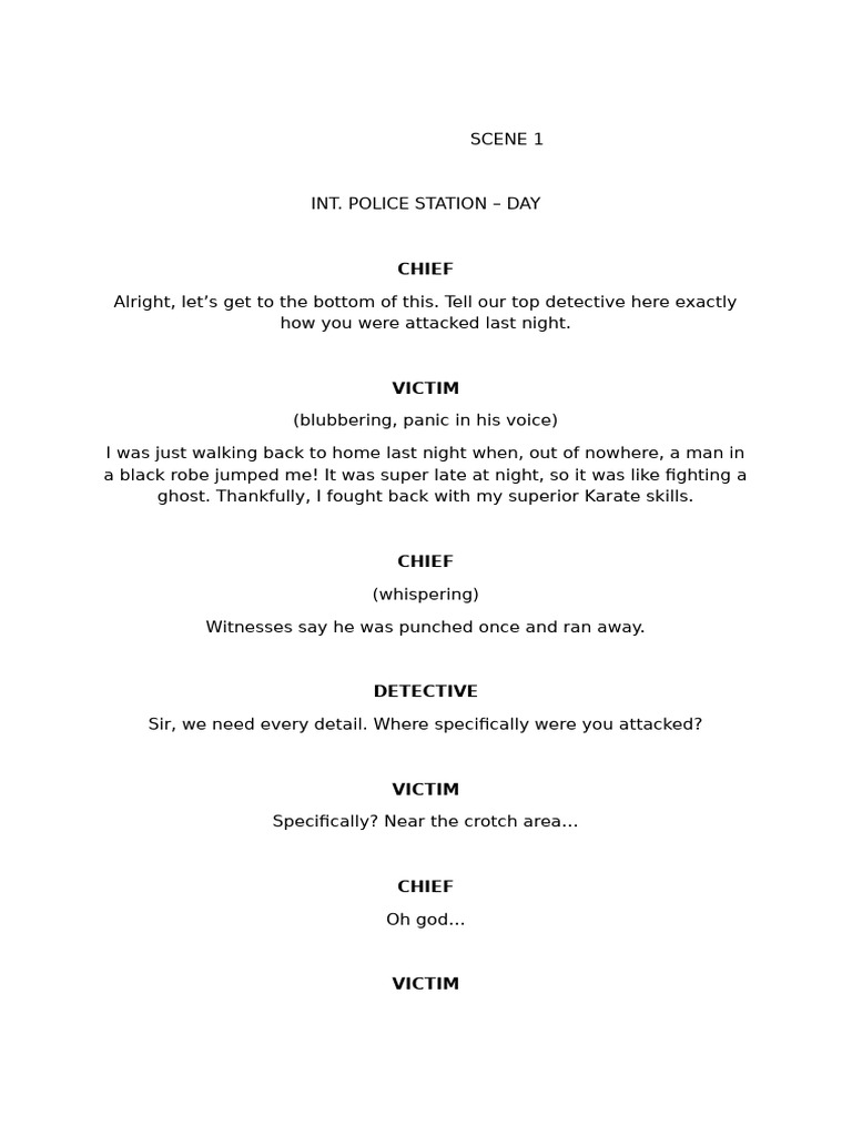 Detective Comedy: The Case of the Taco Gang | PDF