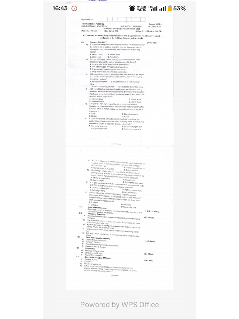 Paper 1 Ouhs 2025 | PDF